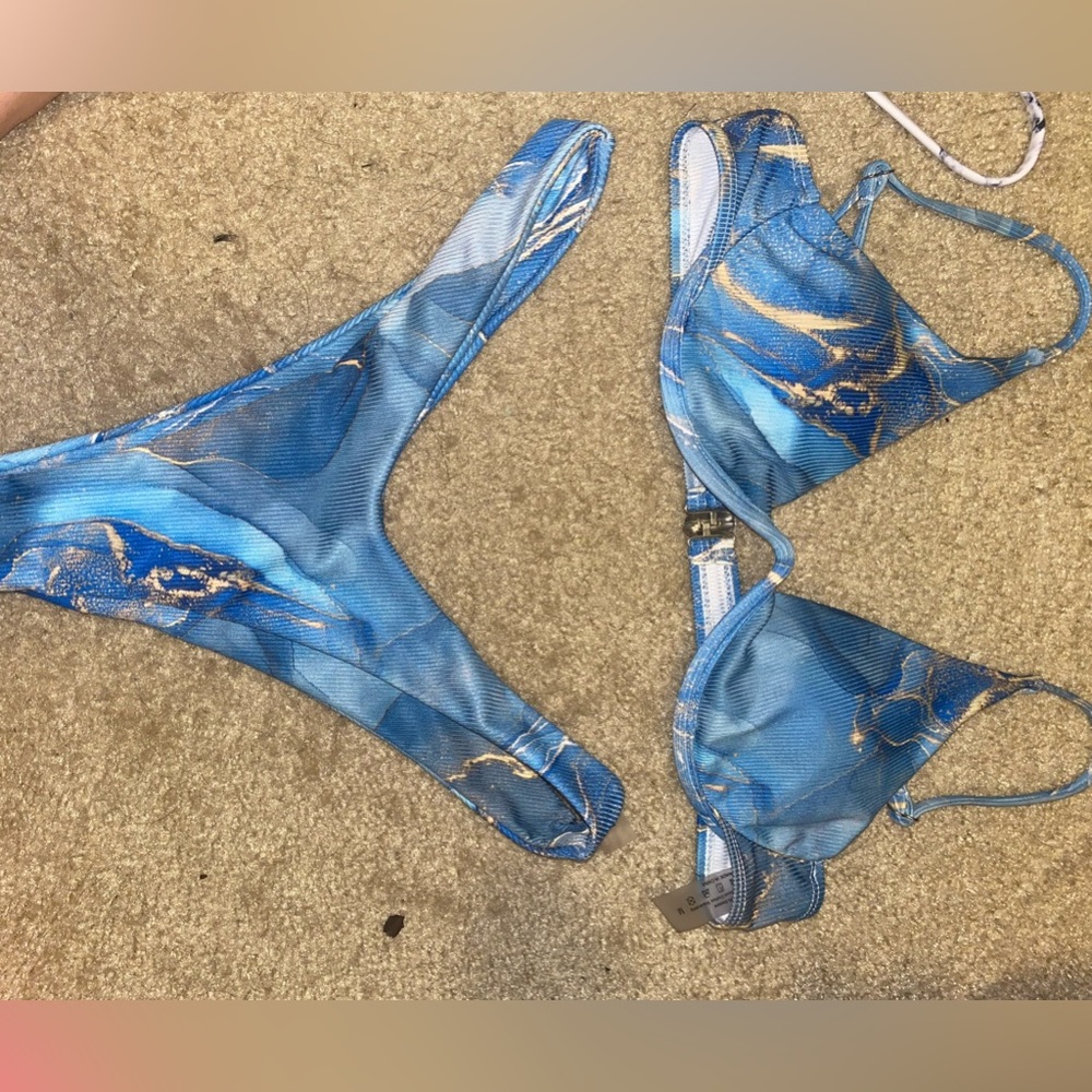 BLUE MARBLE BIKINI🩵